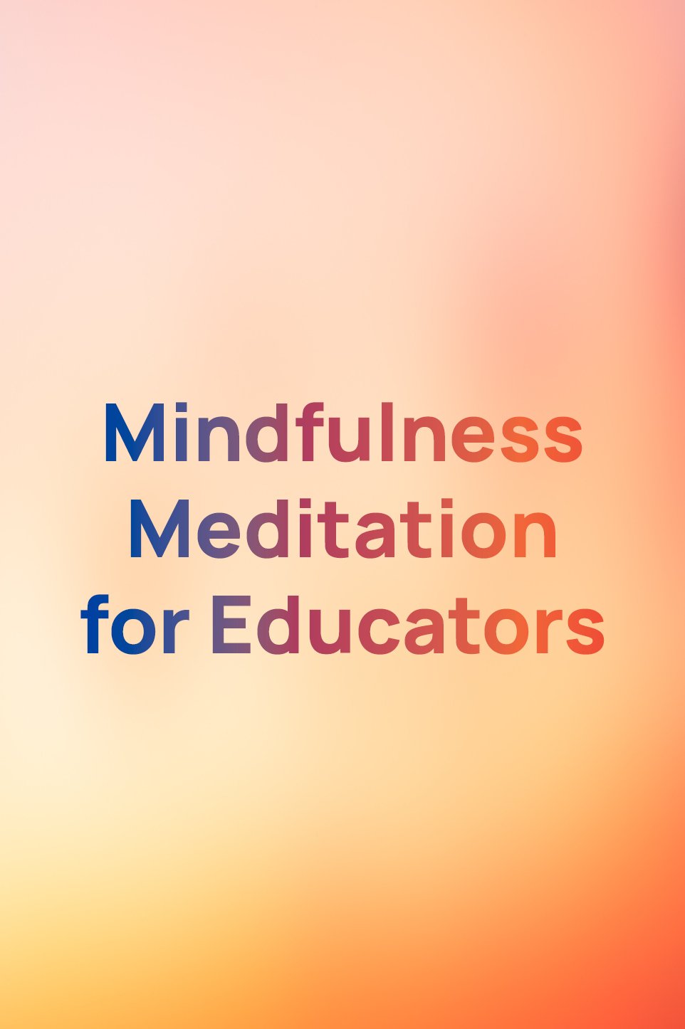 Mondfulness meditation