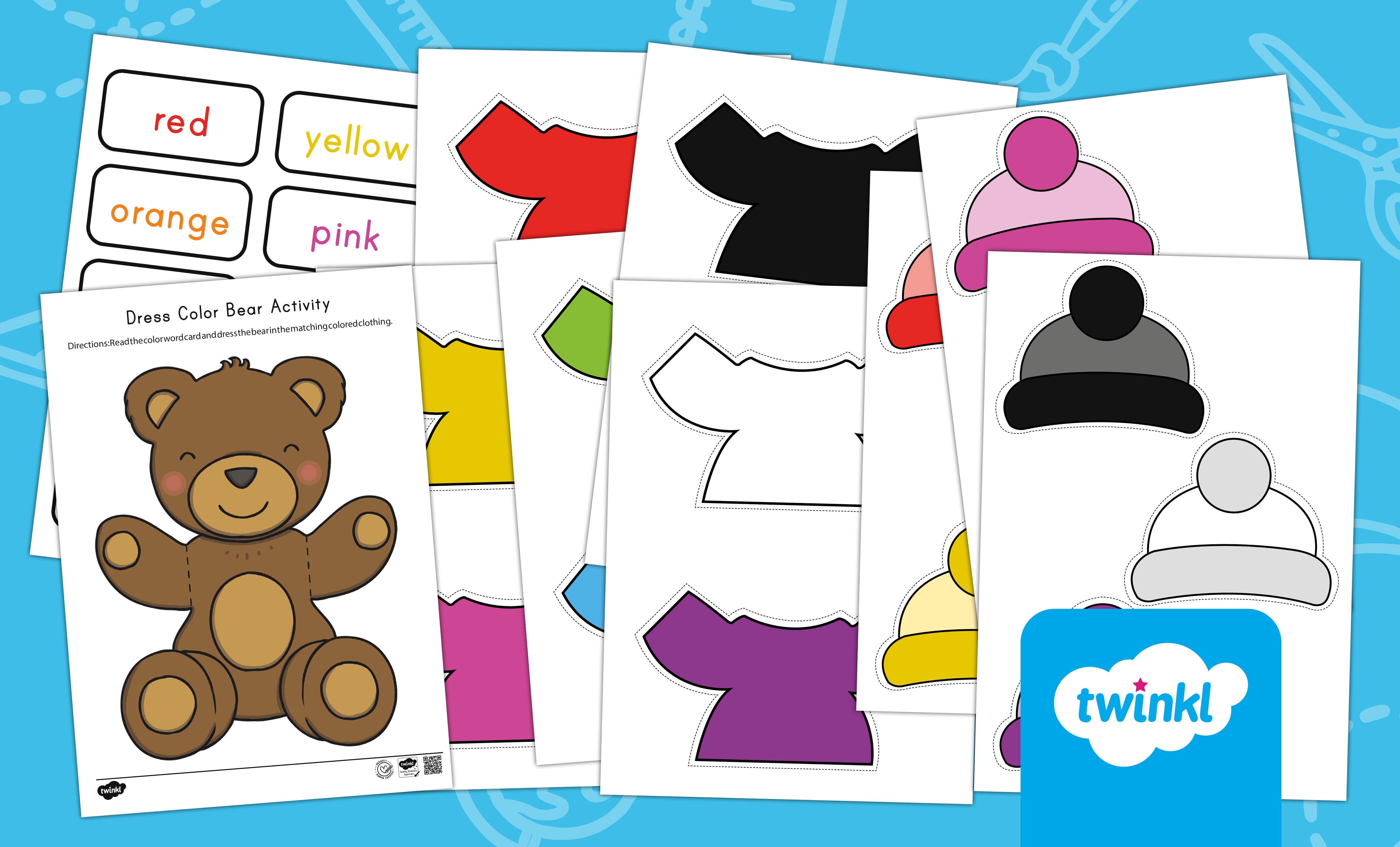 Dress The Color Bear Worksheet