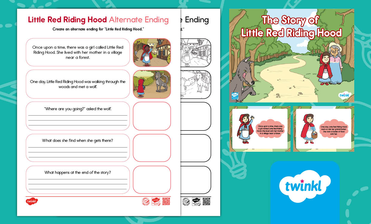Little Red Riding Hood Traditional Fairytale Lesson Pack for K-2nd Grade