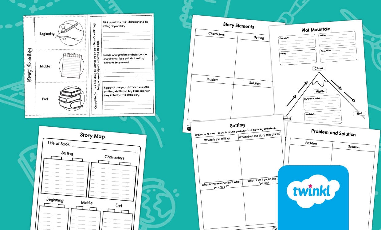 Story Writing & Planning Lesson Pack for K-2nd Grade