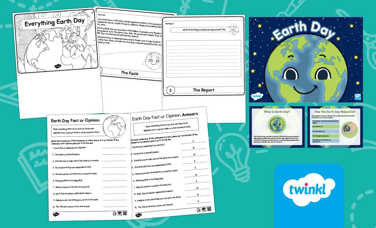 Earth Day Lesson for K-2nd Grade