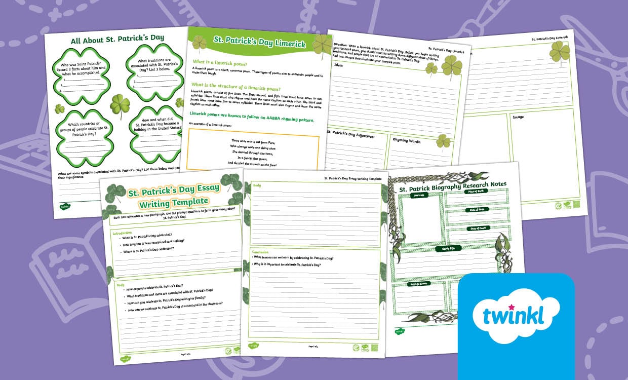 St. Patrick’s Day ELA Lesson Bundle for 6th-8th Grade