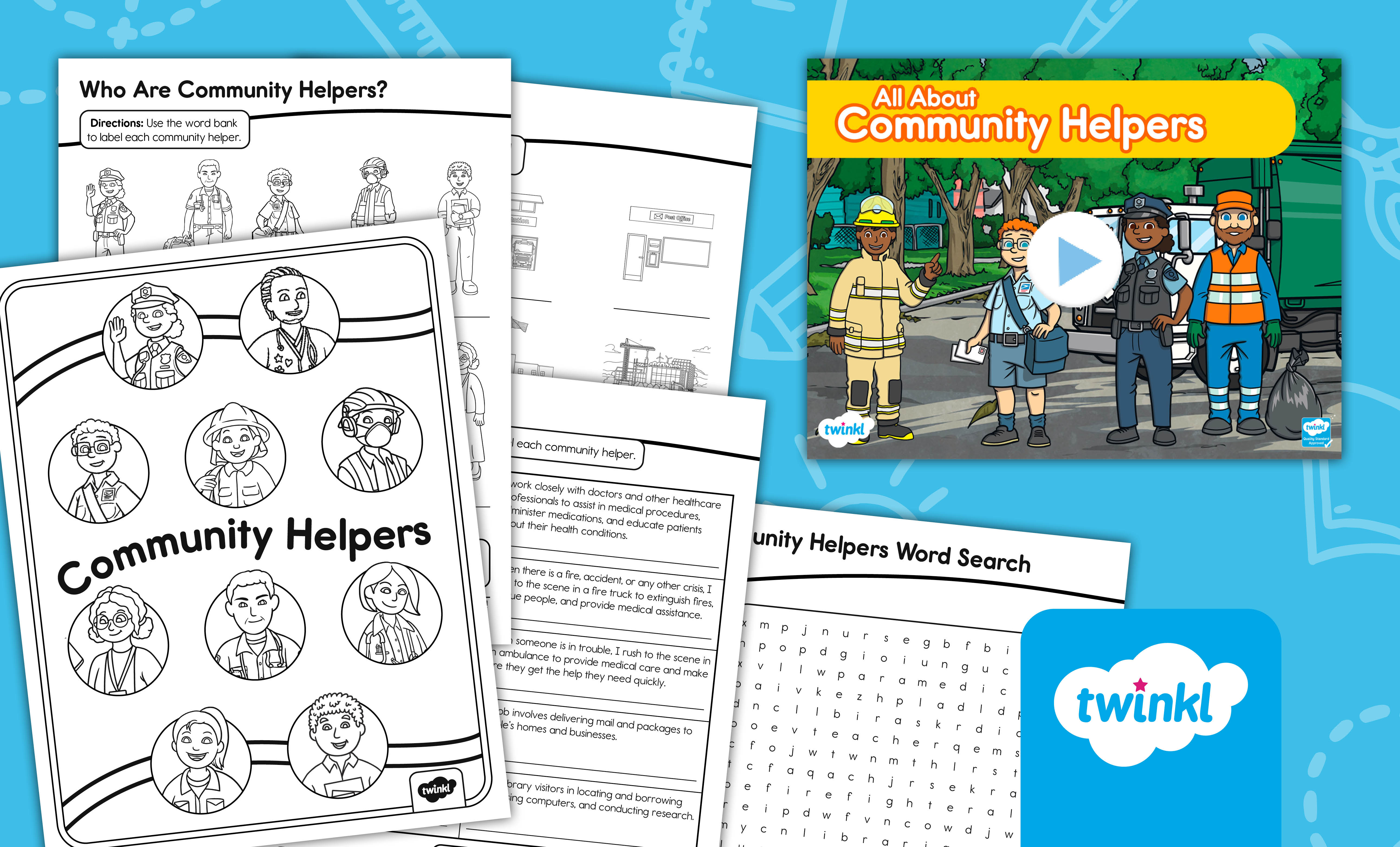 All About Community Helpers Lesson for K-2nd Grade