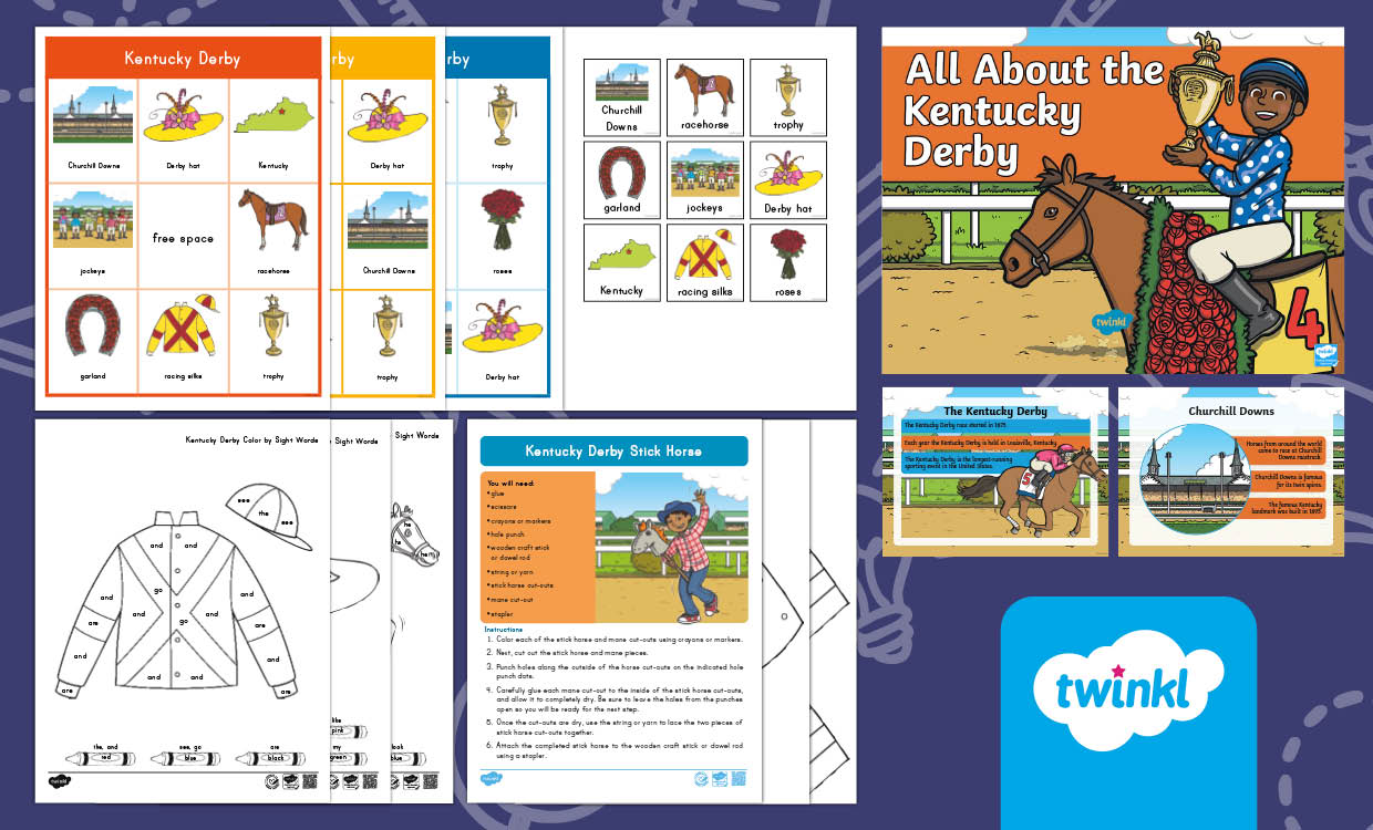 Kentucky Derby Activities for K-2nd Grade