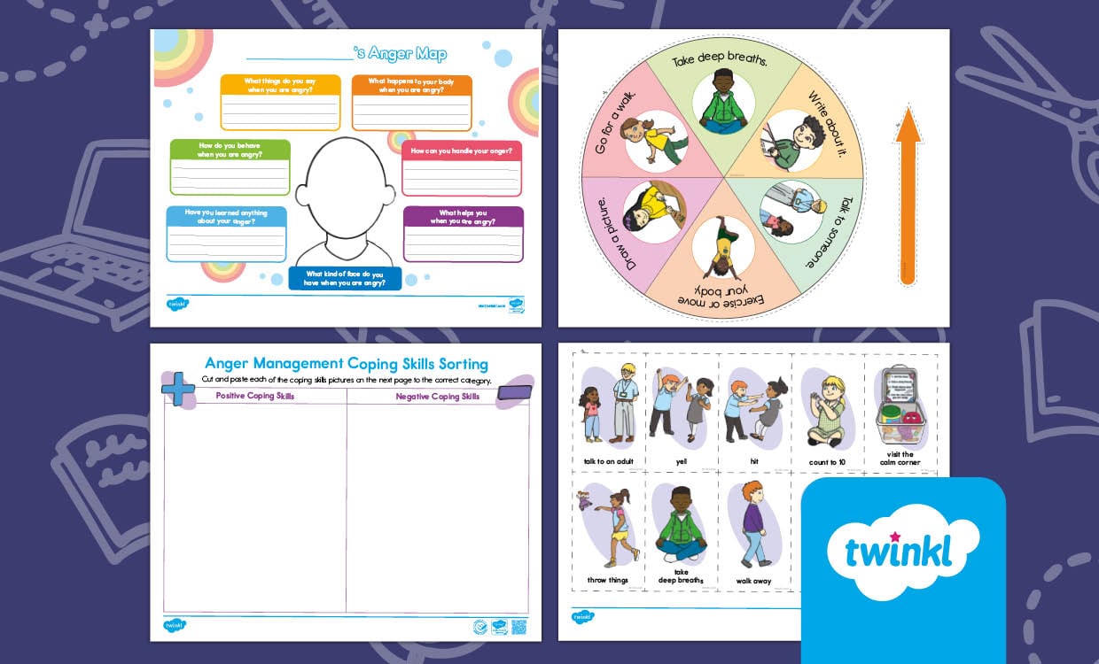 Anger Management SEL Activities for K–2nd Grade