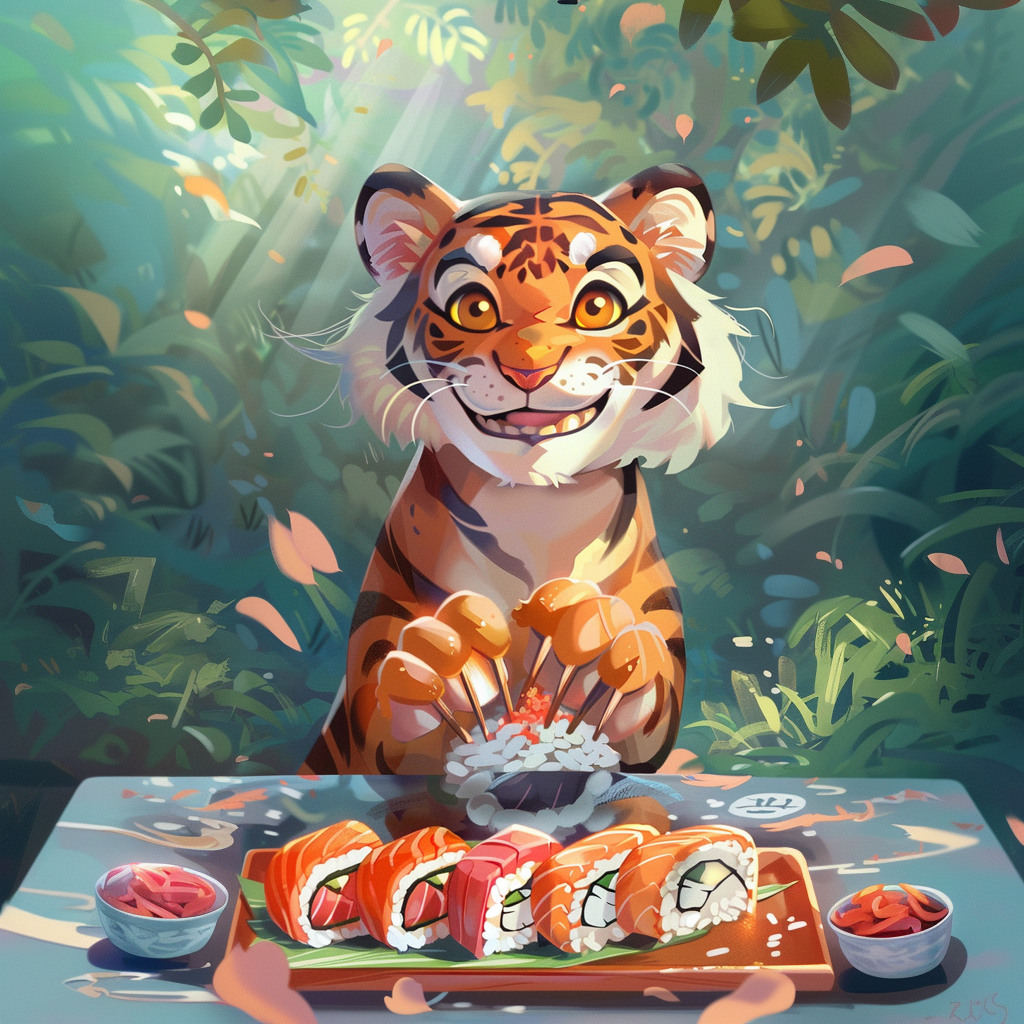 Free Upper Elementary Fiction Passage – Taro the Tiger’s Sushi Surprise 🐯🍣