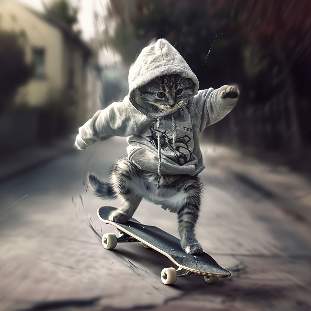 Free Middle School Fiction Passage β Milo the Skater Kitten