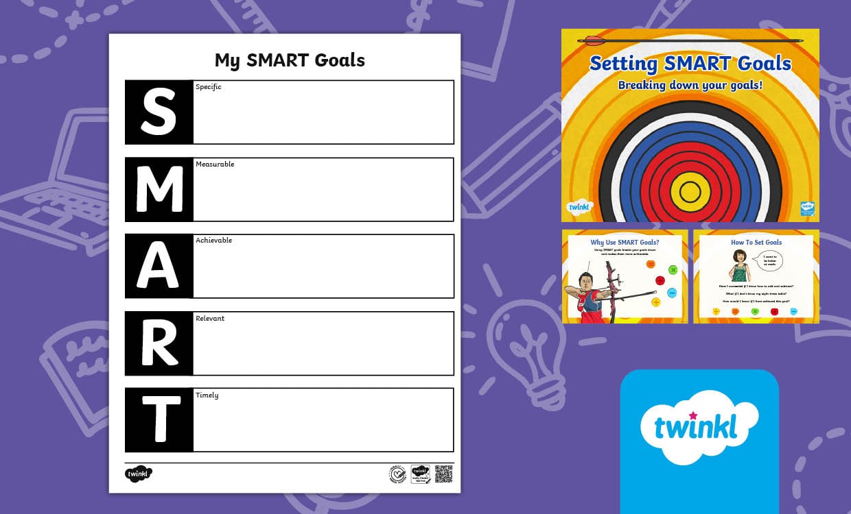 Smart Goals Lesson for 3rd-5th Grade