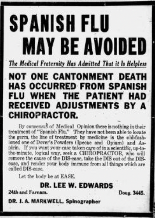 Omaha daily bee (Omaha [Neb.]), October 6, 1918. Courtesy of Chronicling America/Library of Congress