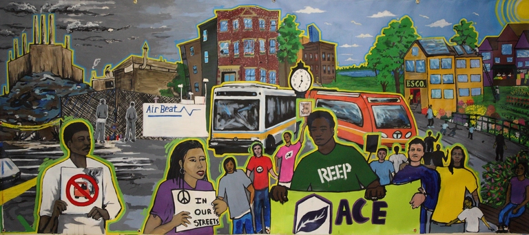 ACE environmental justice mural in Massachusetts