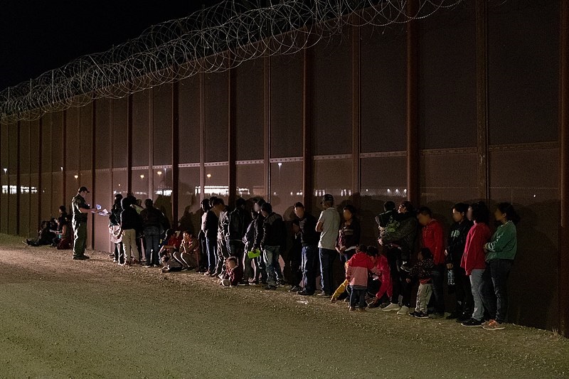 Asylum Seekers being apprehended at the US border