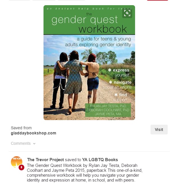 Trevor Project book cover