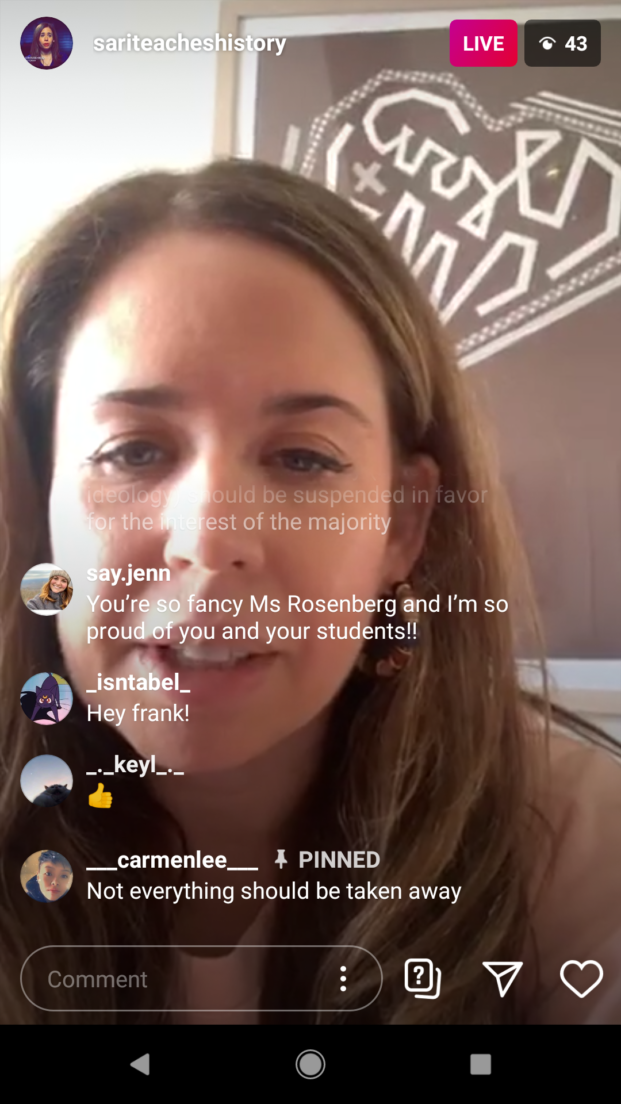 coronavirus and teachers: adjusting to new environments via instagram,