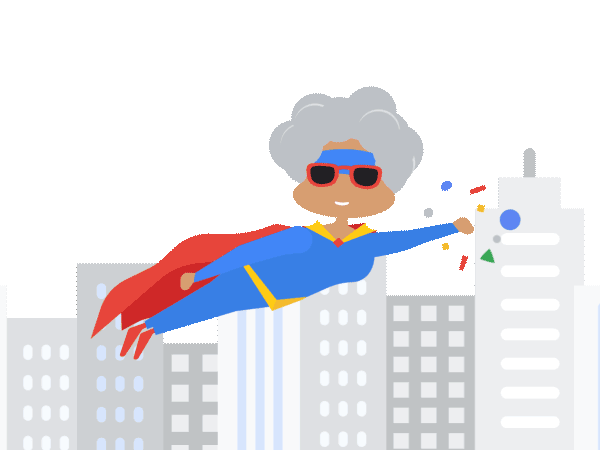 CSEdWeek Flying Coding Grandma GIF