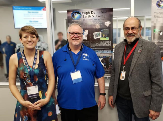 Space science educators presentation on using the High Definition Earth Viewing system in the classroom