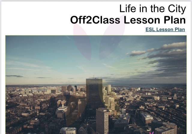 Life In The City -  Free ESL Speaking Lesson download
