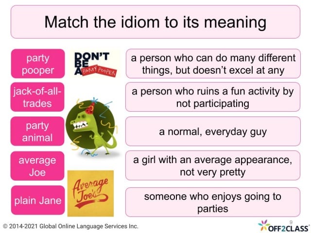 Idioms Describing People - Free Off2Class ESL Download