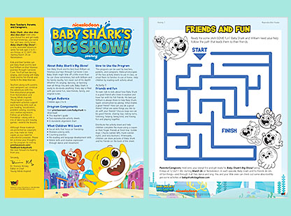 Support Early Learning Skills with Baby Shark's Big Show! 
