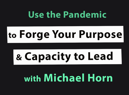 Use the Pandemic to Forge Your Purpose and Capacity to Lead    