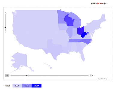 Create a disease map using real data