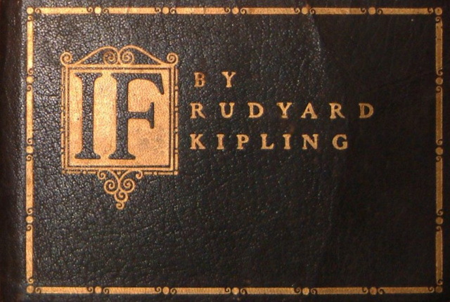 If by Rudyard Kipling Poetry Notebook