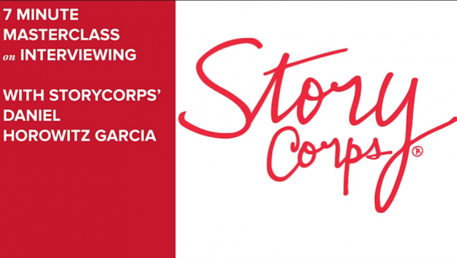 7 Minute Masterclass in Interviewing with StoryCorps (Video)