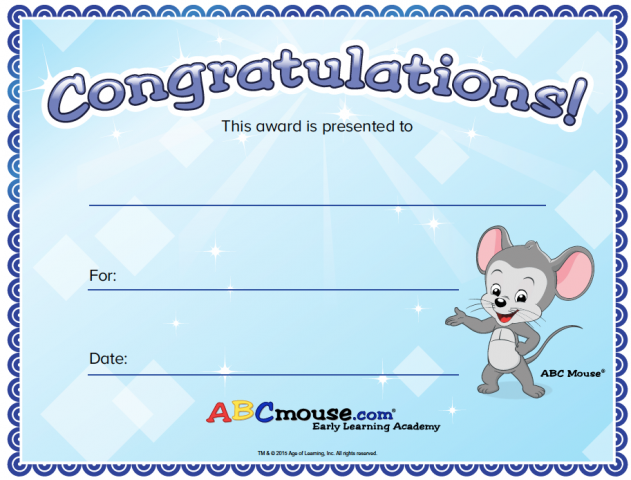 Sticker Charts and Certificates Collection