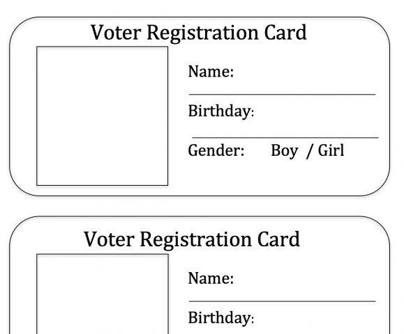 Voting - Kindergarten
