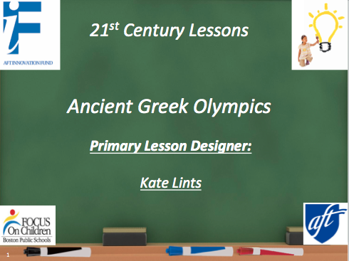 Greek Legacies Day 1(of 3): Ancient Greek Olympics