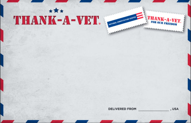 Thank-A-Vet Activity
