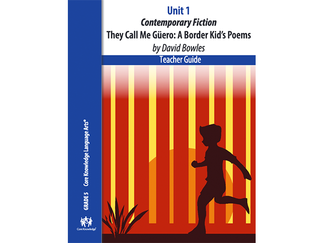 They Call Me Guero: A Border Kid's Poems Teacher Guide