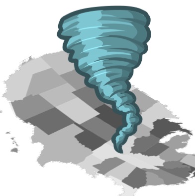 Mapping Tornado Activity in the United States for 1949