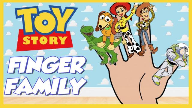 Toy Story Finger Family Nursery Rhyme - Daddy Finger - Nursery Rhymes