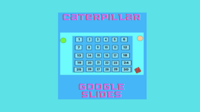 GOOGLE SLIDES MATH GAMES || CATERPILLAR || Subtraction and Addition