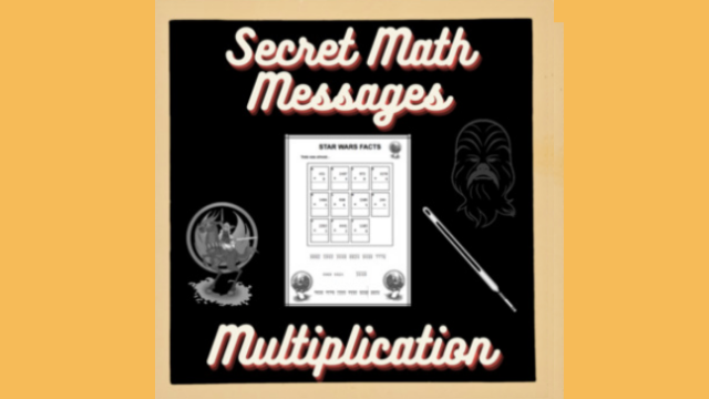 MATH SECRET MESSAGE || Math Worksheets|| STAR WARS