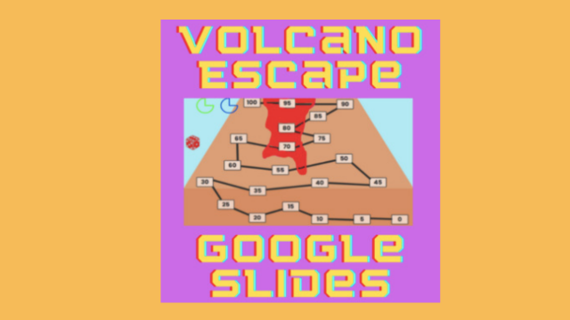 GOOGLE SLIDES MATH GAMES || VOLCANO ESCAPE || ADDITION AND SUBTRACTION