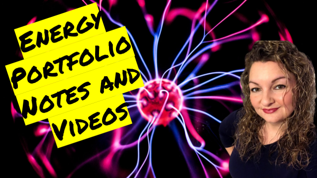 Energy Unit Portfolio Guided Notes and Videos